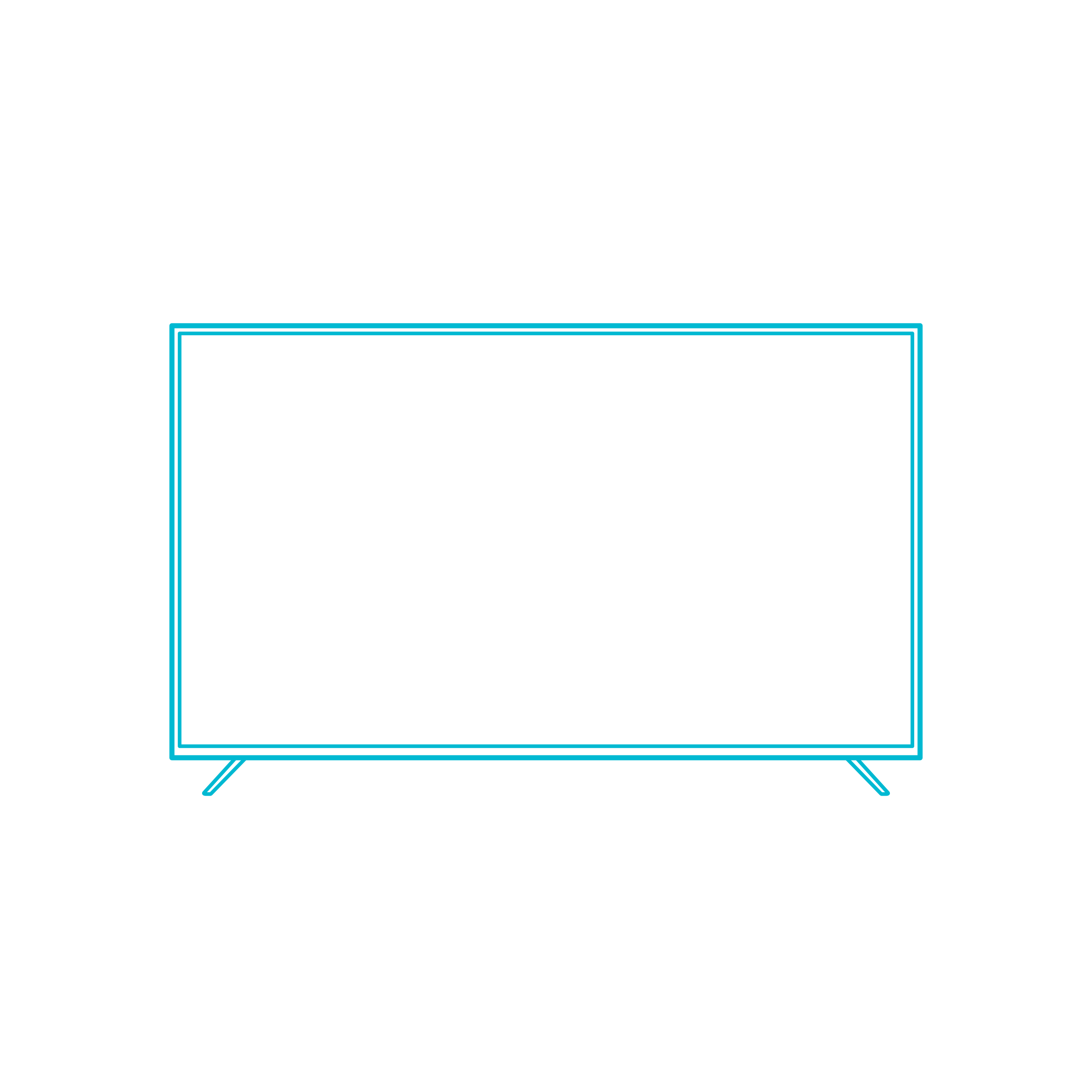 Digital Televisions Tvs Outline Drawing Svg Vector Free Vectors